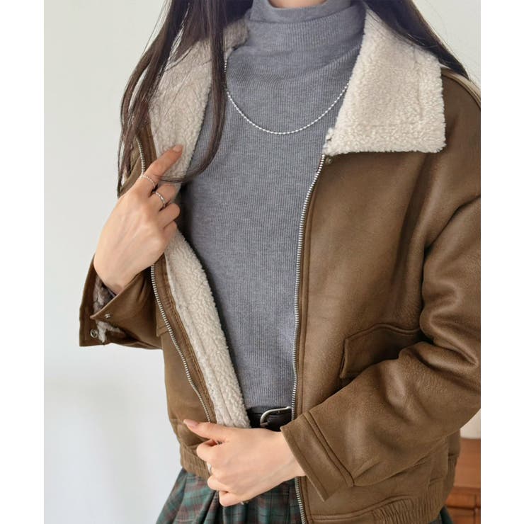 ライトムートンライクブルゾン | Jewelobe | 詳細画像9 