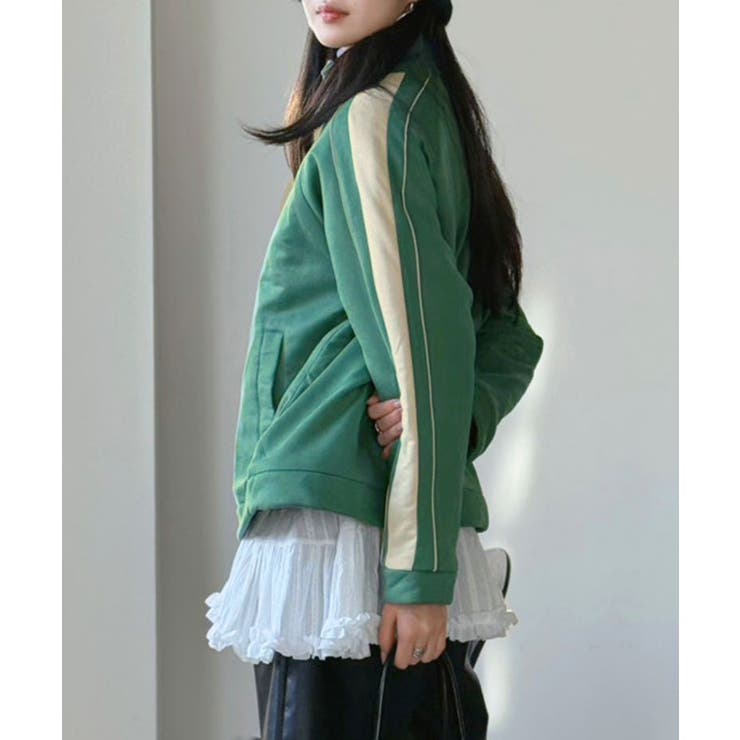 スエードタッチスリーブラインスポーティーブルゾン | Jewelobe | 詳細画像5 