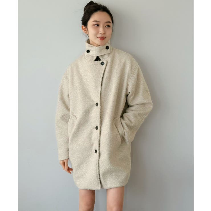 マルチウェイカーリーシャギーミディコート | Jewelobe | 詳細画像2 