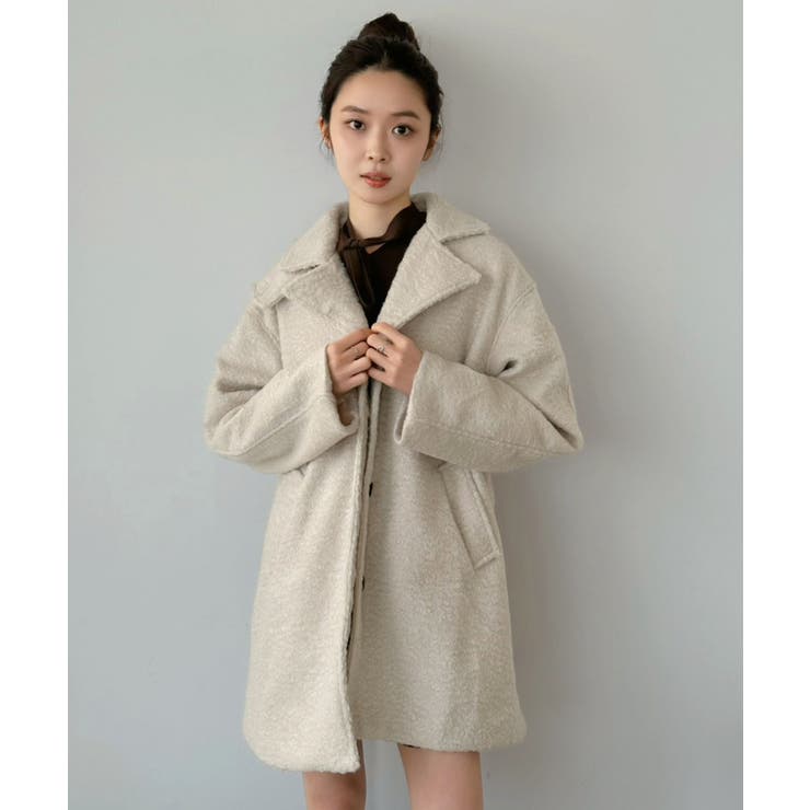 マルチウェイカーリーシャギーミディコート | Jewelobe | 詳細画像5 