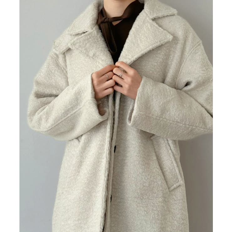 マルチウェイカーリーシャギーミディコート | Jewelobe | 詳細画像8 