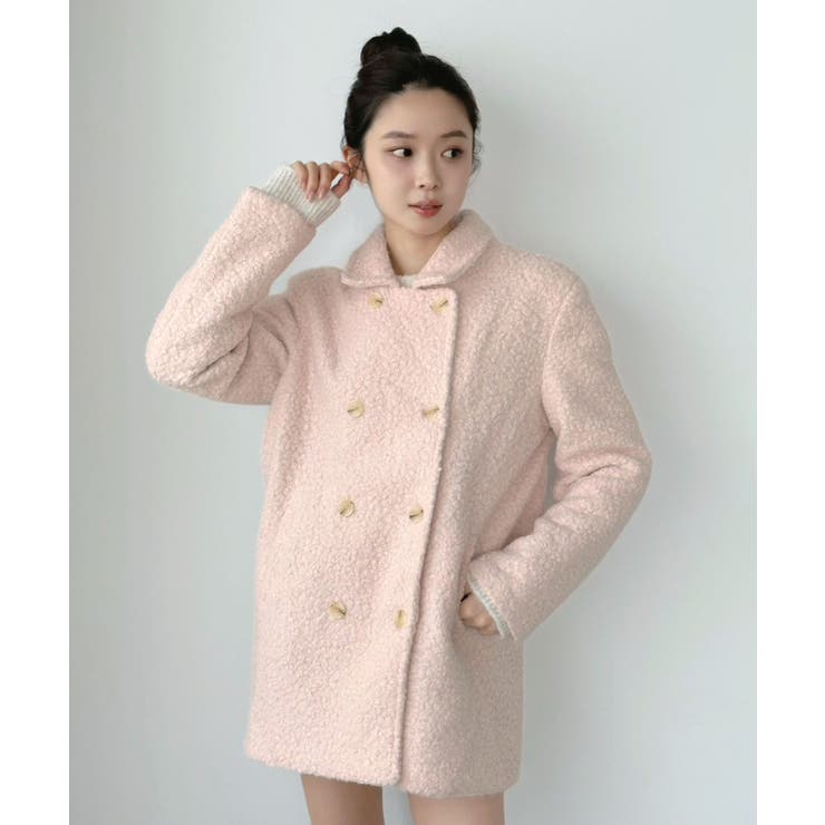 カーリーボアミディコート | Jewelobe | 詳細画像14 