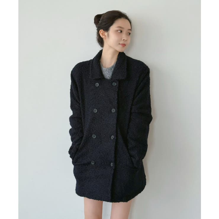 カーリーボアミディコート | Jewelobe | 詳細画像24 