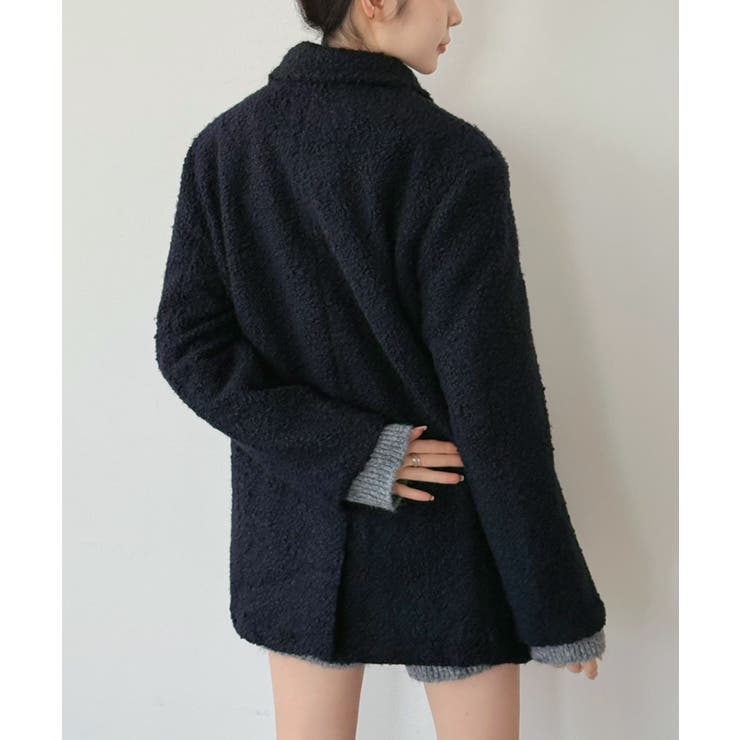 カーリーボアミディコート | Jewelobe | 詳細画像26 