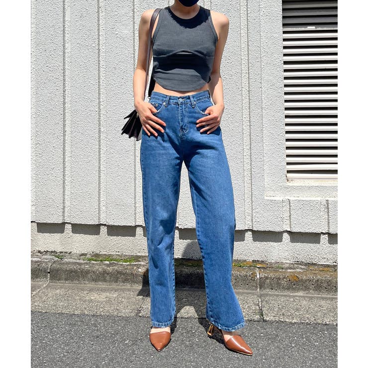 チャコールグレー | クロップドアメスリタンクトップ | Jewelobe