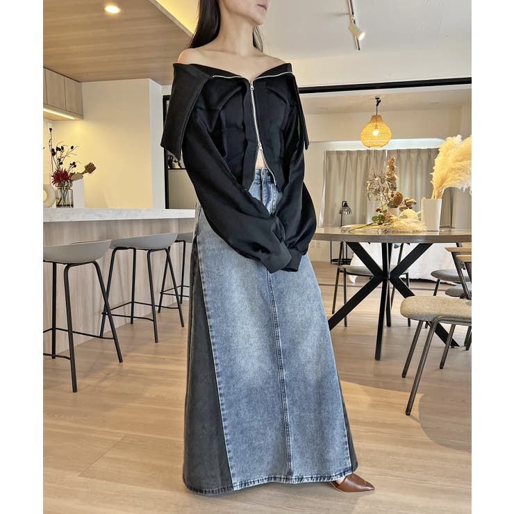 ワイドカラージップアップトレーナー | Jewelobe | 詳細画像11 