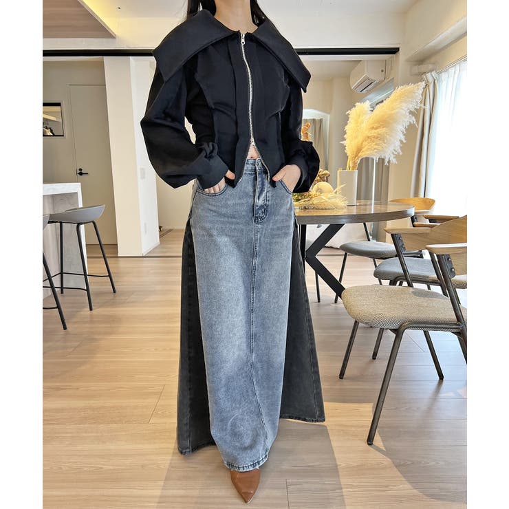 ワイドカラージップアップトレーナー | Jewelobe | 詳細画像17 