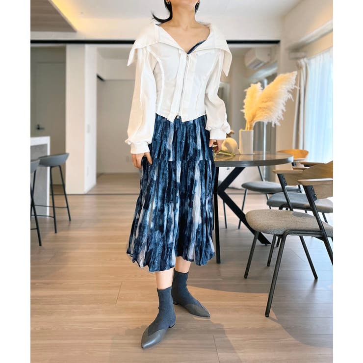 ワイドカラージップアップトレーナー | Jewelobe | 詳細画像7 