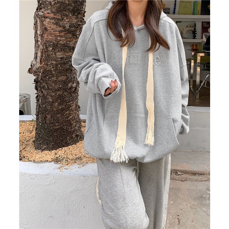 エンボスロゴオーバーサイズパーカー | Jewelobe | 詳細画像10 