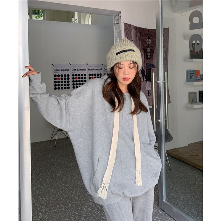 エンボスロゴオーバーサイズパーカー | Jewelobe | 詳細画像13 