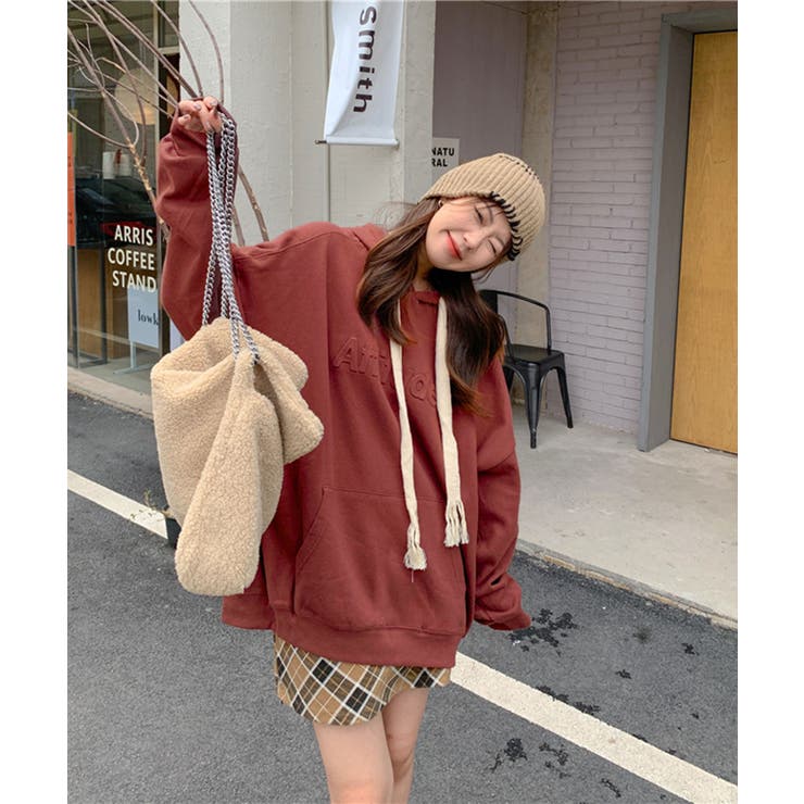 エンボスロゴオーバーサイズパーカー | Jewelobe | 詳細画像16 