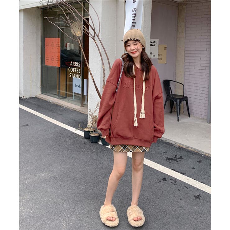 エンボスロゴオーバーサイズパーカー | Jewelobe | 詳細画像17 