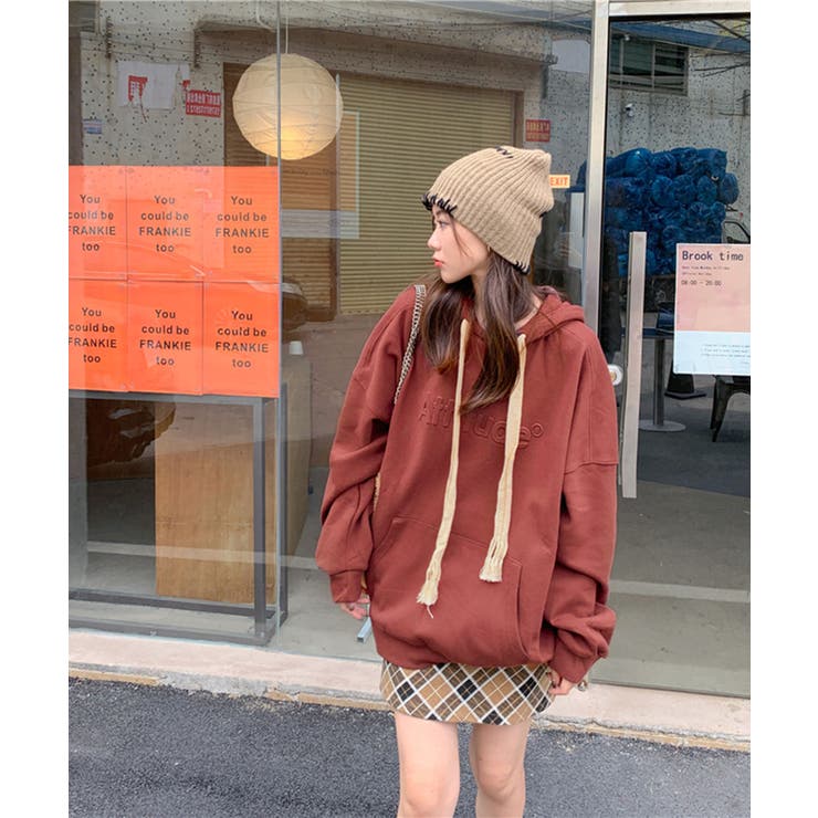 エンボスロゴオーバーサイズパーカー | Jewelobe | 詳細画像18 