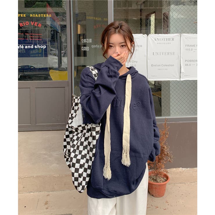 エンボスロゴオーバーサイズパーカー | Jewelobe | 詳細画像24 