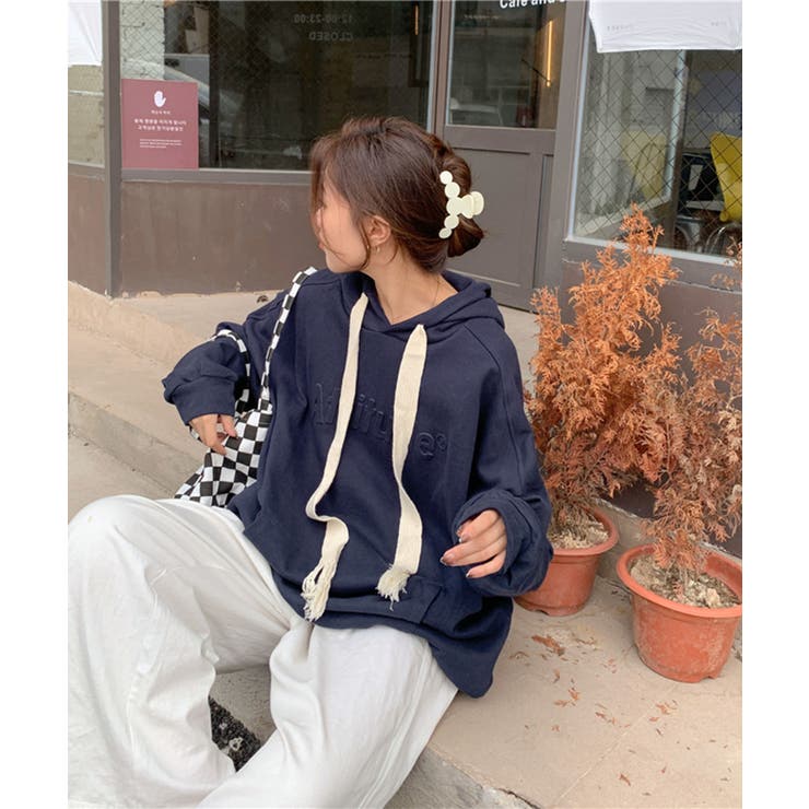 エンボスロゴオーバーサイズパーカー | Jewelobe | 詳細画像25 