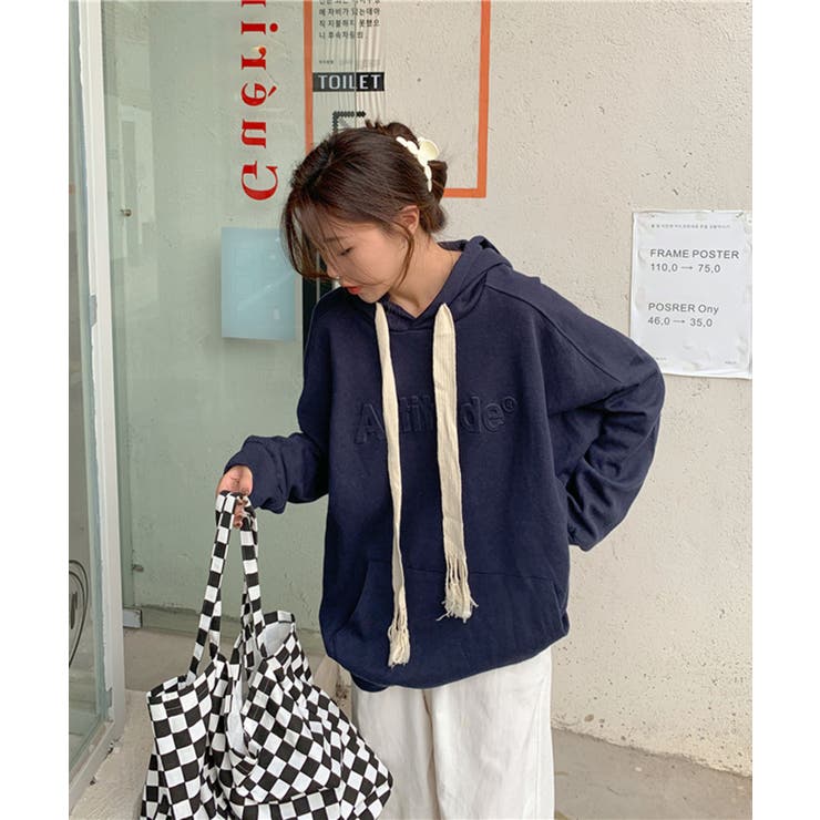 エンボスロゴオーバーサイズパーカー | Jewelobe | 詳細画像27 