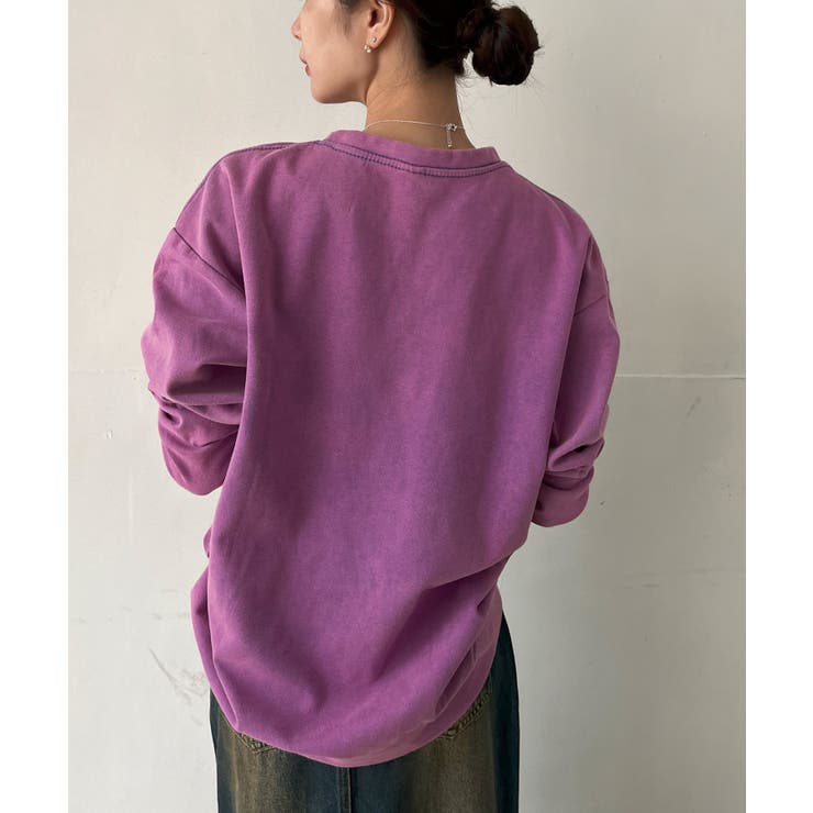 ヴィンテージウォッシュ風オーバーサイズTシャツ | Jewelobe | 詳細画像3 