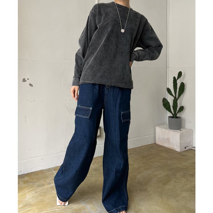 ヴィンテージウォッシュ風オーバーサイズTシャツ | Jewelobe | 詳細画像32 