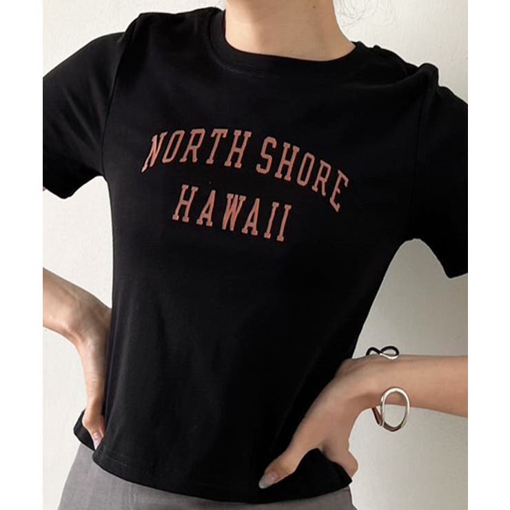 シンプルレタリングタイトチビTシャツ | Jewelobe | 詳細画像20 