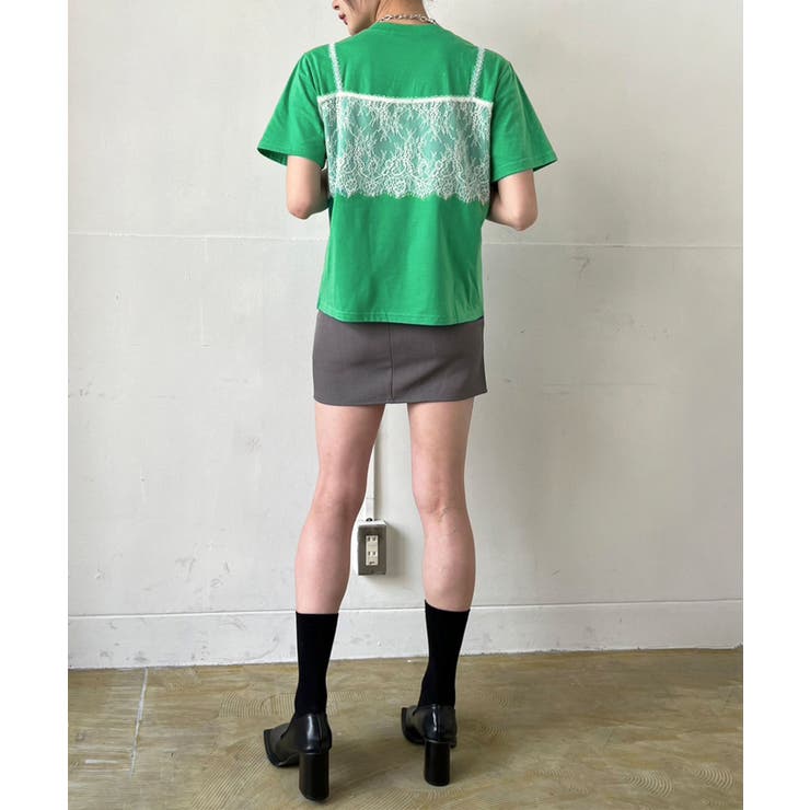 レースビスチェドッキングロゴTシャツ | Jewelobe | 詳細画像19 