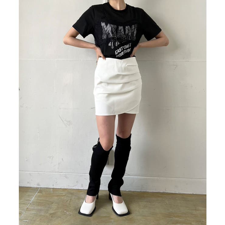 レースビスチェドッキングロゴTシャツ | Jewelobe | 詳細画像23 