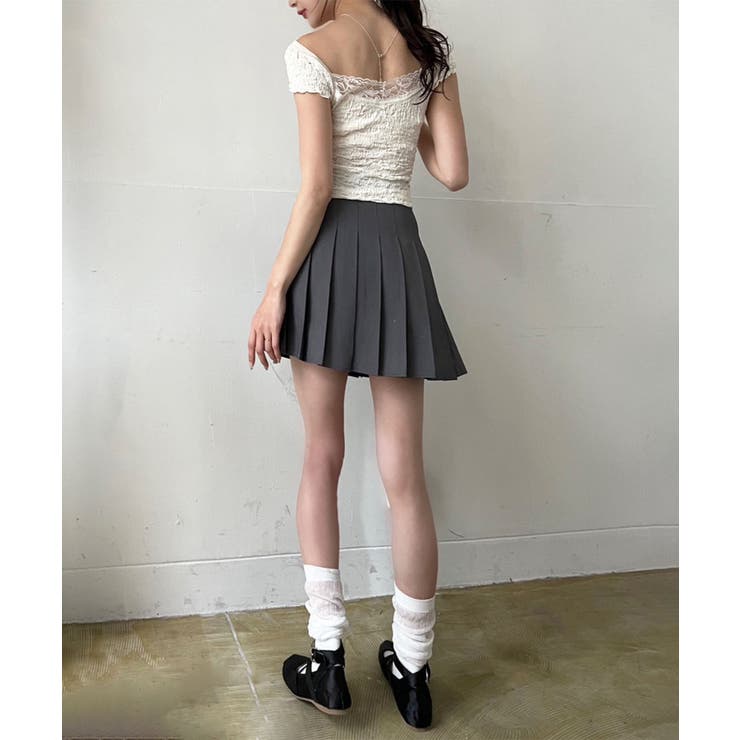 コルセットライクキャップスリーブカットトップス | Jewelobe | 詳細画像11 