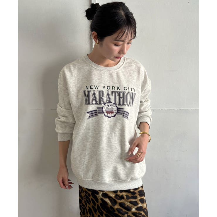 ロゴプリントルーズスウェットトップス | Jewelobe | 詳細画像1 