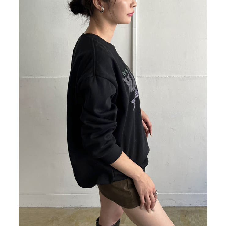 ロゴプリントルーズスウェットトップス | Jewelobe | 詳細画像14 