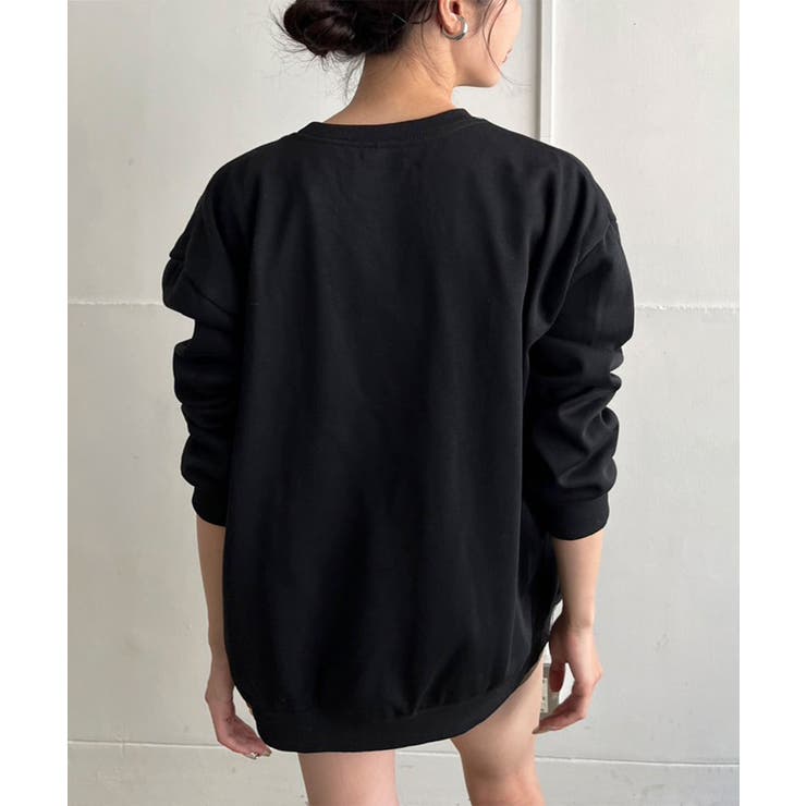 ロゴプリントルーズスウェットトップス | Jewelobe | 詳細画像15 