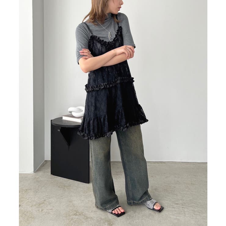 タートルネックハーフスリーブトップス | Jewelobe | 詳細画像18 