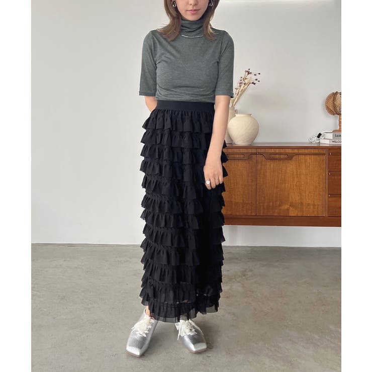 タートルネックハーフスリーブトップス | Jewelobe | 詳細画像20 