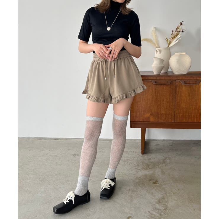 タートルネックハーフスリーブトップス | Jewelobe | 詳細画像30 