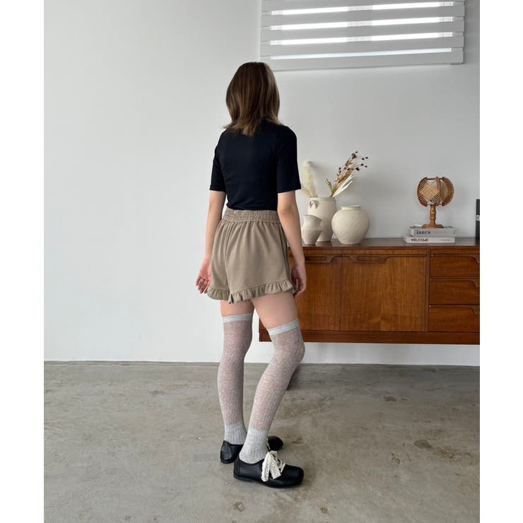 タートルネックハーフスリーブトップス | Jewelobe | 詳細画像32 