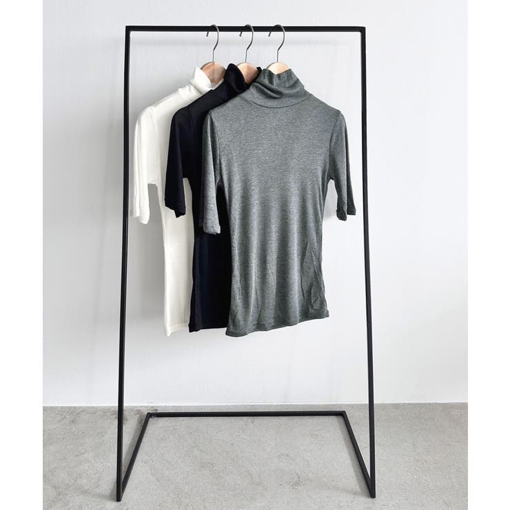 タートルネックハーフスリーブトップス | Jewelobe | 詳細画像34 