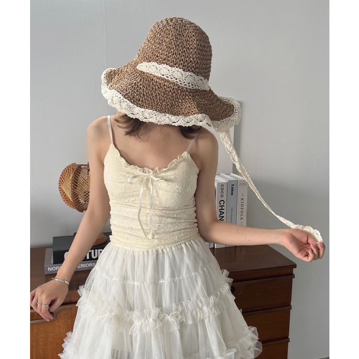 オーバーレースブラキャミソール | Jewelobe | 詳細画像11 