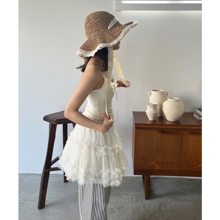 オーバーレースブラキャミソール | Jewelobe | 詳細画像15 