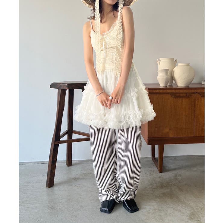 オーバーレースブラキャミソール | Jewelobe | 詳細画像17 