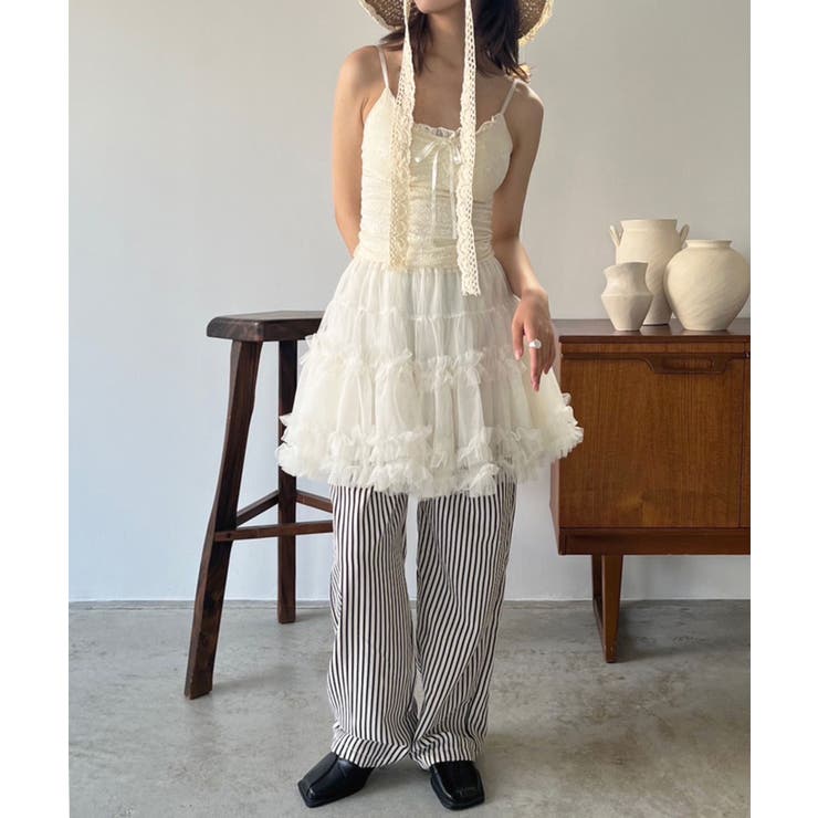 オーバーレースブラキャミソール | Jewelobe | 詳細画像18 