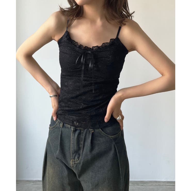 オーバーレースブラキャミソール | Jewelobe | 詳細画像19 