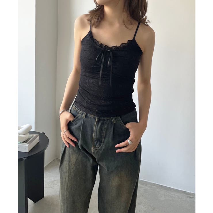 オーバーレースブラキャミソール | Jewelobe | 詳細画像20 