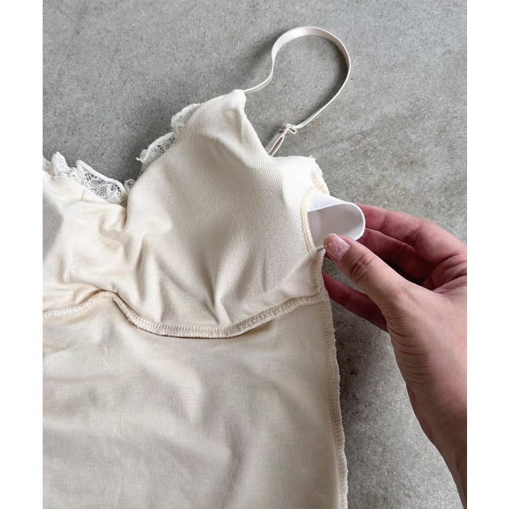 オーバーレースブラキャミソール | Jewelobe | 詳細画像30 