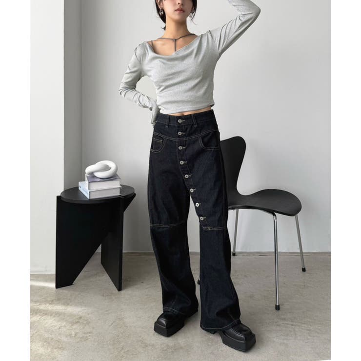 ルーズネックフードタイトカットソー | Jewelobe | 詳細画像23 