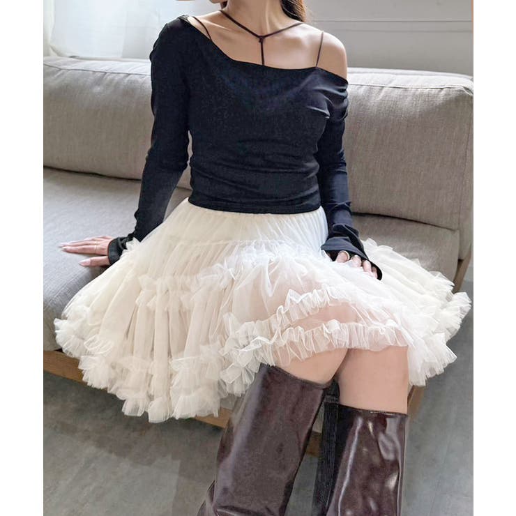 ルーズネックフードタイトカットソー | Jewelobe | 詳細画像25 