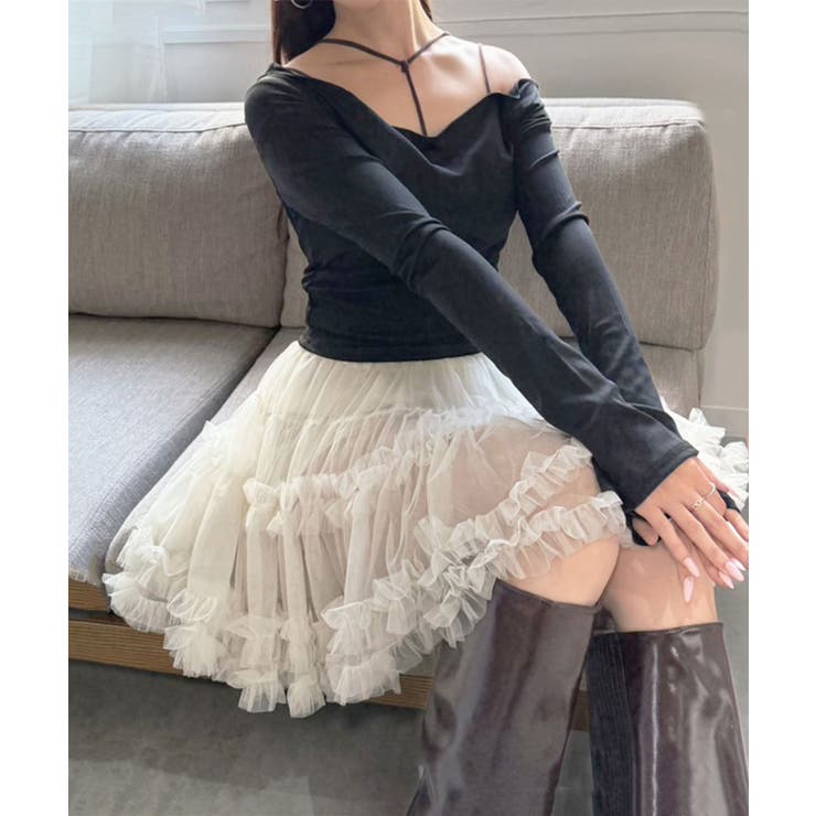 ルーズネックフードタイトカットソー | Jewelobe | 詳細画像26 