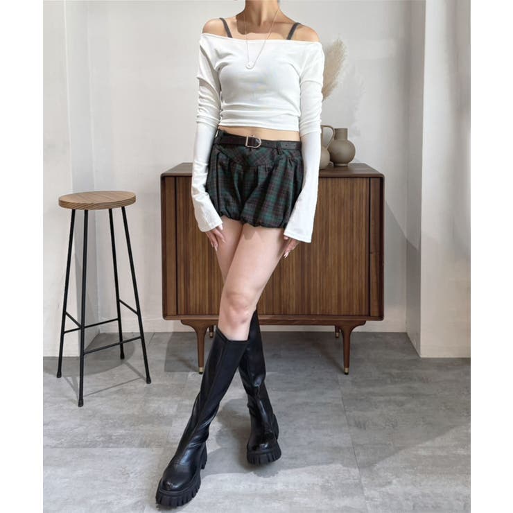 ルーズネックフードタイトカットソー | Jewelobe | 詳細画像9 