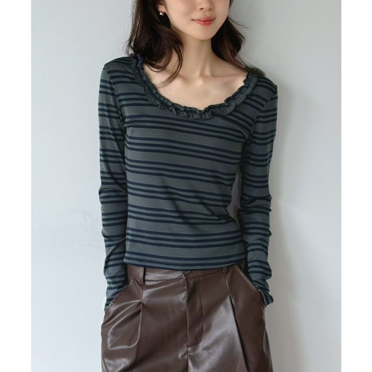 バックストラップボーダータイトカットソー | Jewelobe | 詳細画像18 