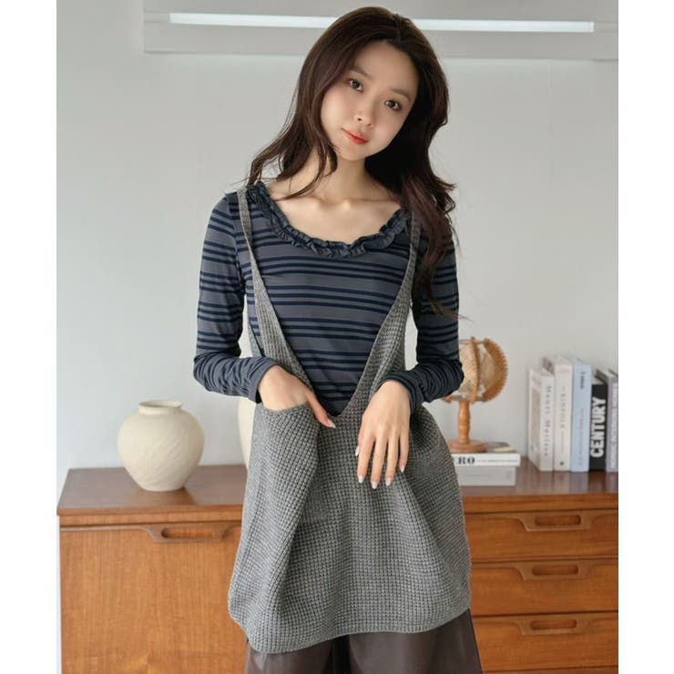 バックストラップボーダータイトカットソー | Jewelobe | 詳細画像23 