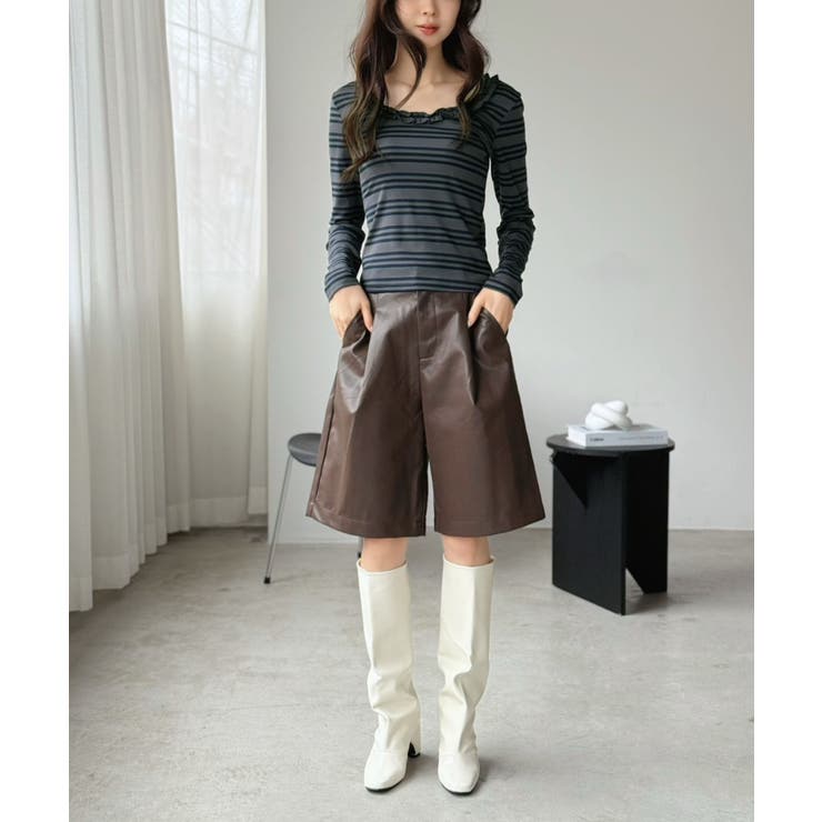 バックストラップボーダータイトカットソー | Jewelobe | 詳細画像24 