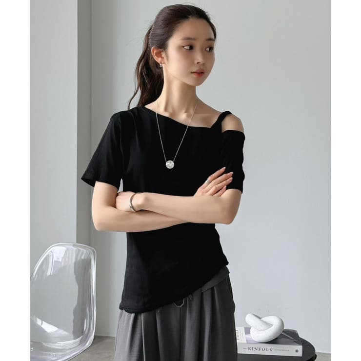 アシメオフショルトップス | Jewelobe | 詳細画像7 