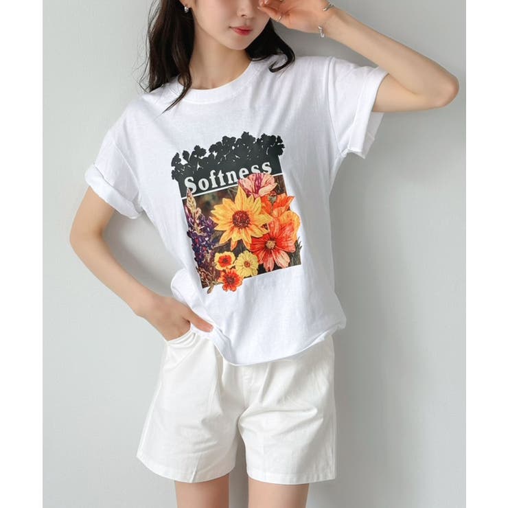 フラワーロゴTシャツ | Jewelobe | 詳細画像3 